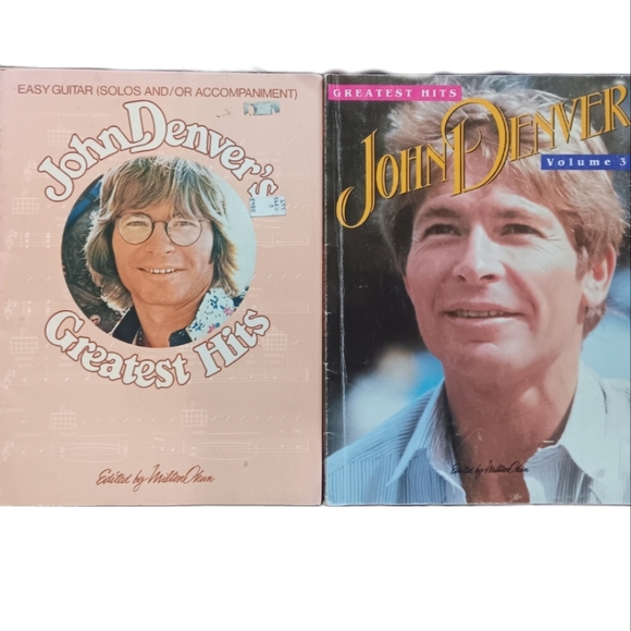 70s 80s John Denver's Greatest Hits Songbooks, Guitar Solos Music - Picture 1 of 13